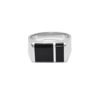 Onyx Rectangle Signet Ring image