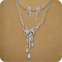 Exquisite Drop Necklace and Earring Set image