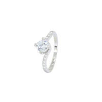 Sparkling Solitaire Ring image