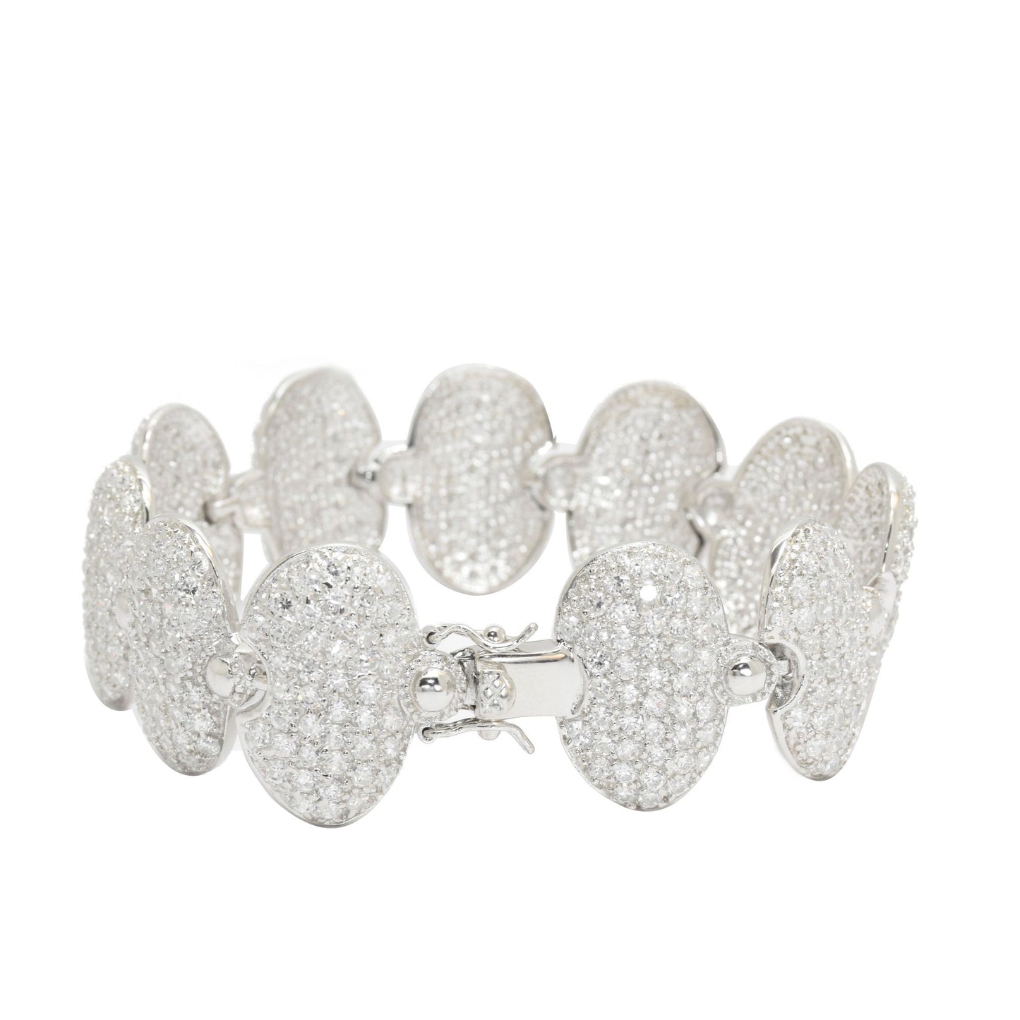 Oval Cluster Statement Bracelet