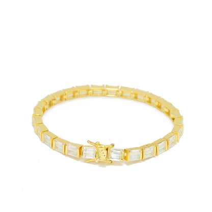 Elegant Square Tennis Bracelet