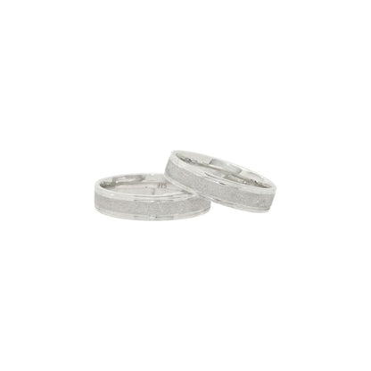 Silver Luster Duo Ring Set