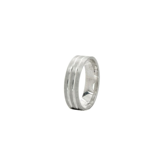 Sleek Parallel Band Ring