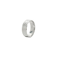 Striped Elegance Ring with Double Stripes image