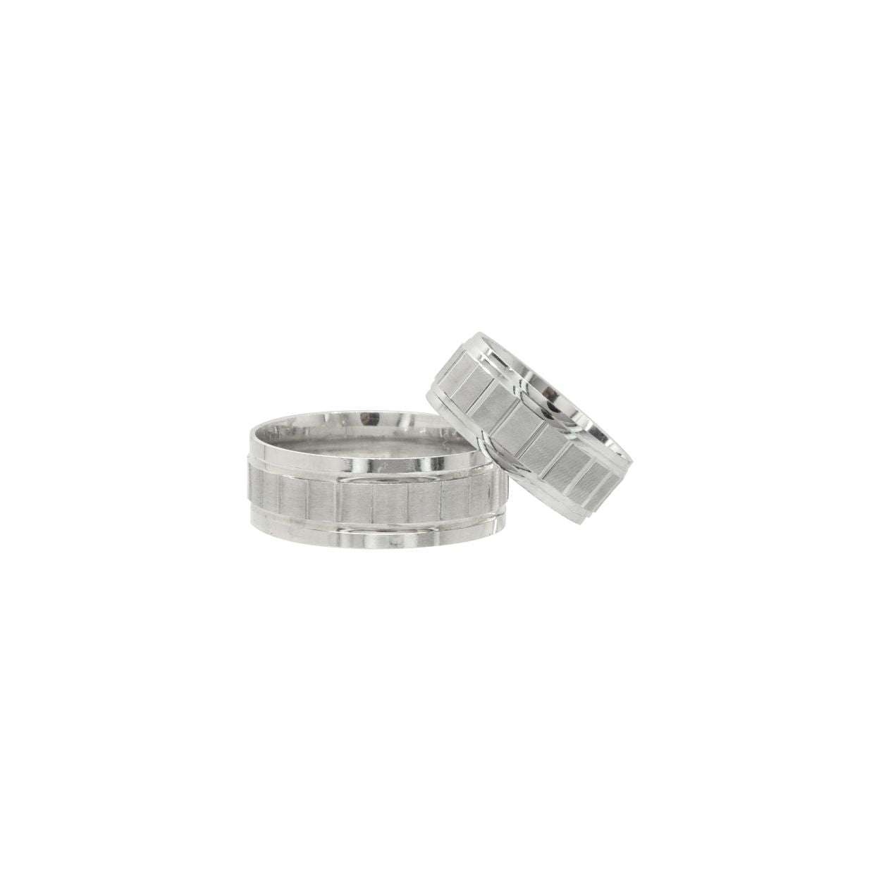 Textured Duo Rings for Women | Silver City Jewellery