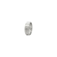 Sleek Silver Ridge Ring image