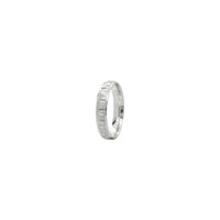 Modern Edge Silver Ring image